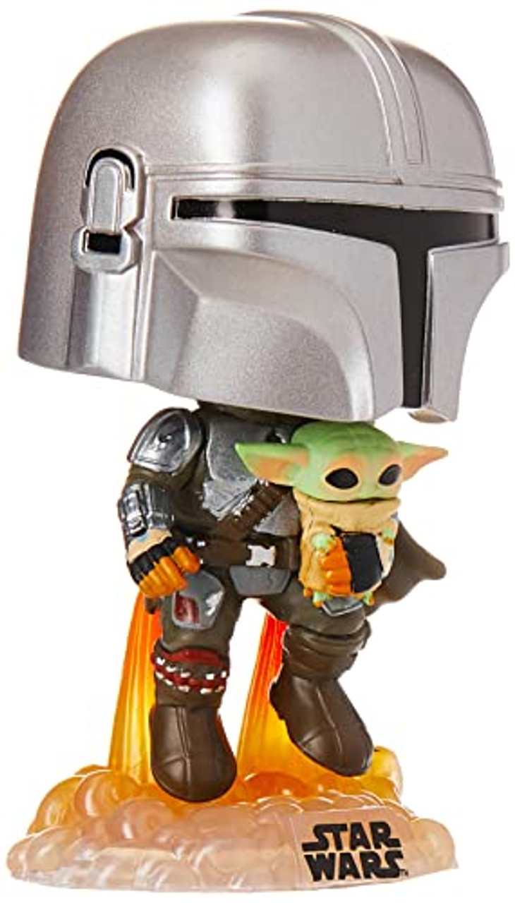 POP! Vinyl 402: Star Wars: The Mandalorian - Mando Flying with Jet Pack