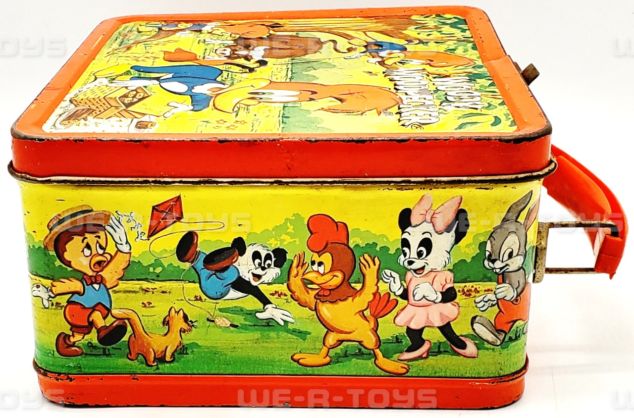 Woody the Woodpecker Metal Lunch Box Aladdin Industries 1972 USED