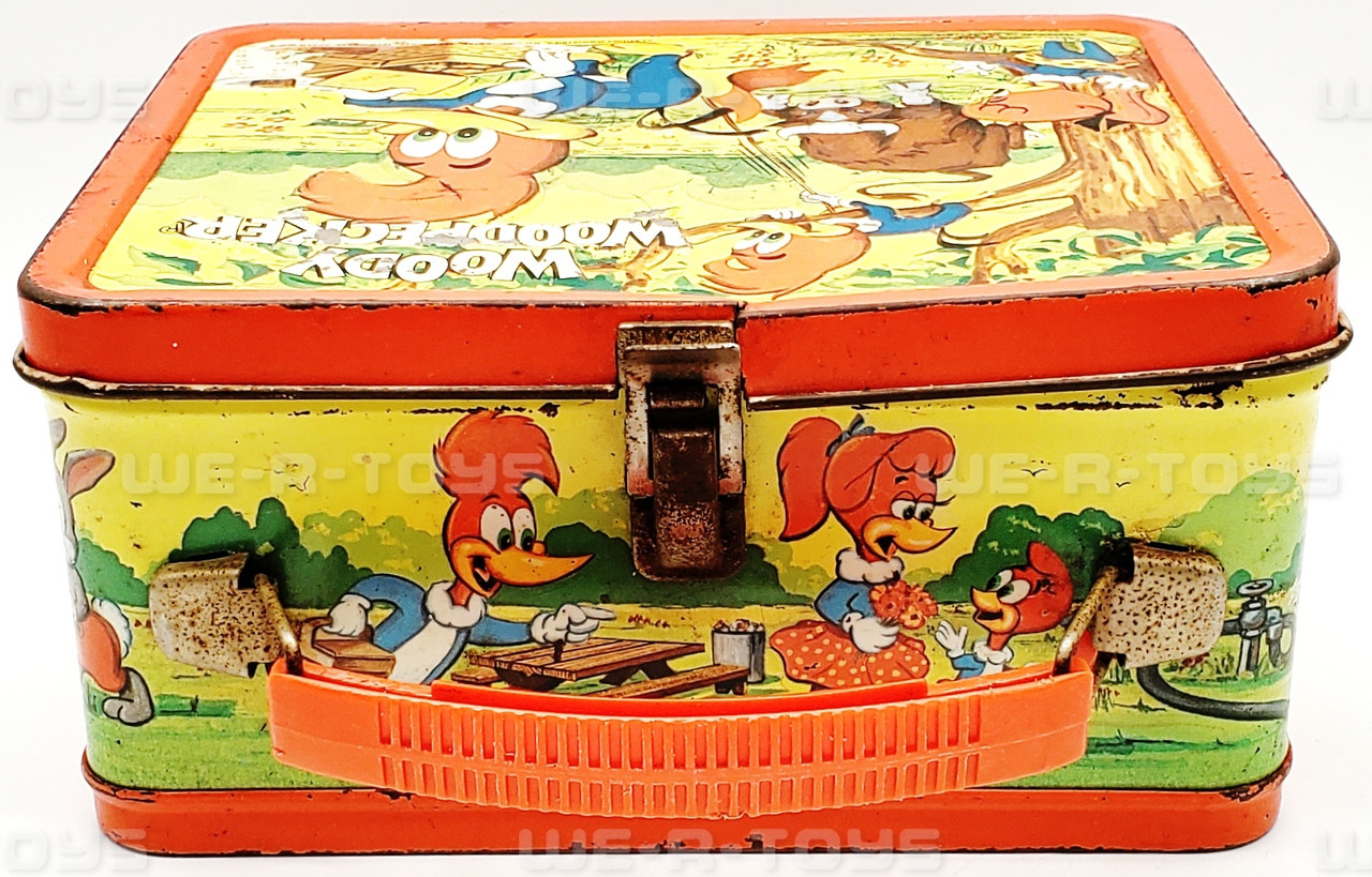 Woody the Woodpecker Metal Lunch Box Aladdin Industries 1972 USED