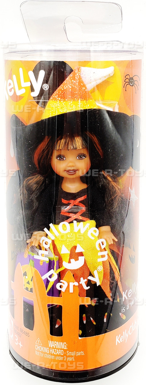 Mattel Barbie- Kelly Doll ハロウィン Party Jenny Genie Barbie Halloween Party Kelly is a Witch African American Doll Mattel #B6487  NEW