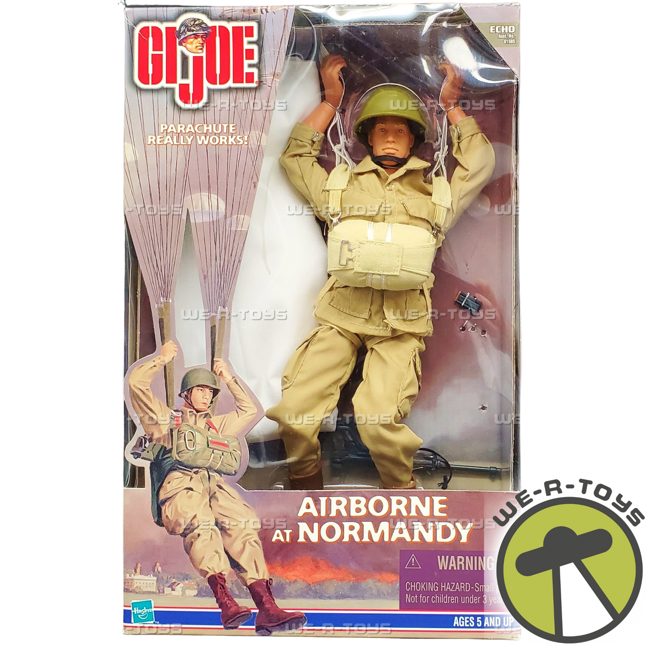 G.I. Joe Airborne At Normandy Action Figure Blonde 1999 Hasbro