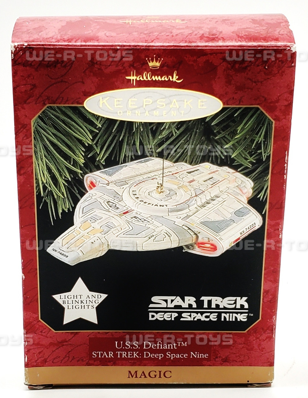 Hallmark Keepsake Star Trek Deep Space Nine U.S.S. Defiant Magic