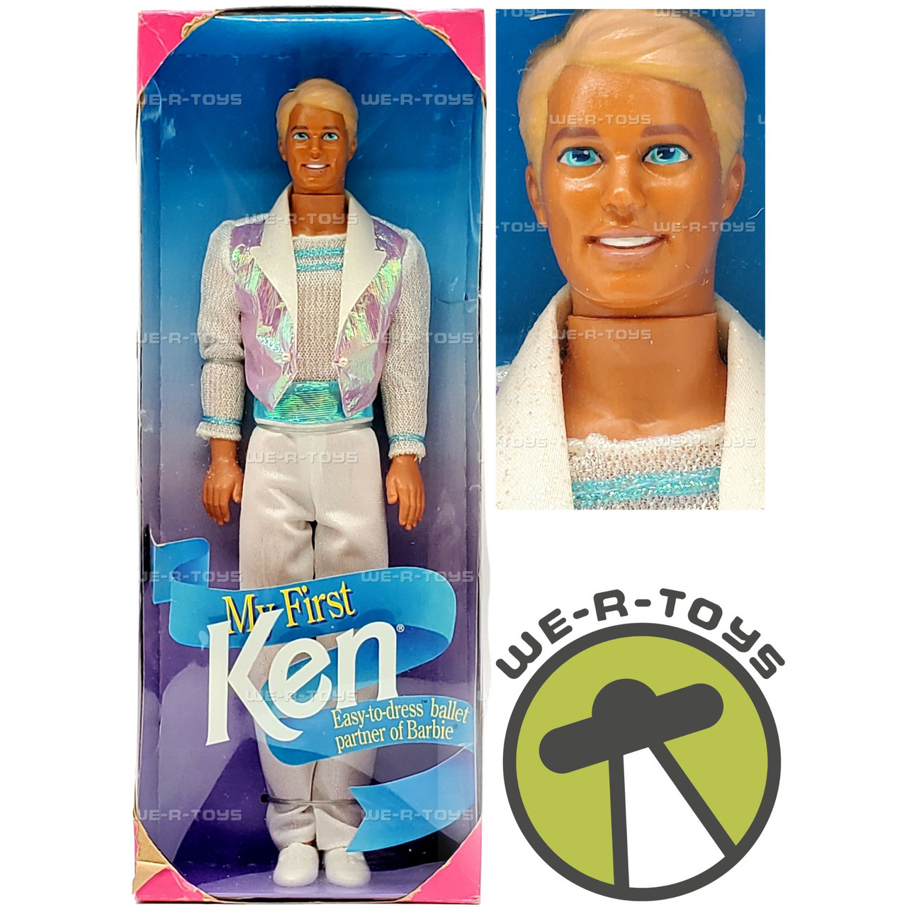 My First Ken Easy to Dress Ballet Partner of Barbie Doll 1992 Mattel 1503