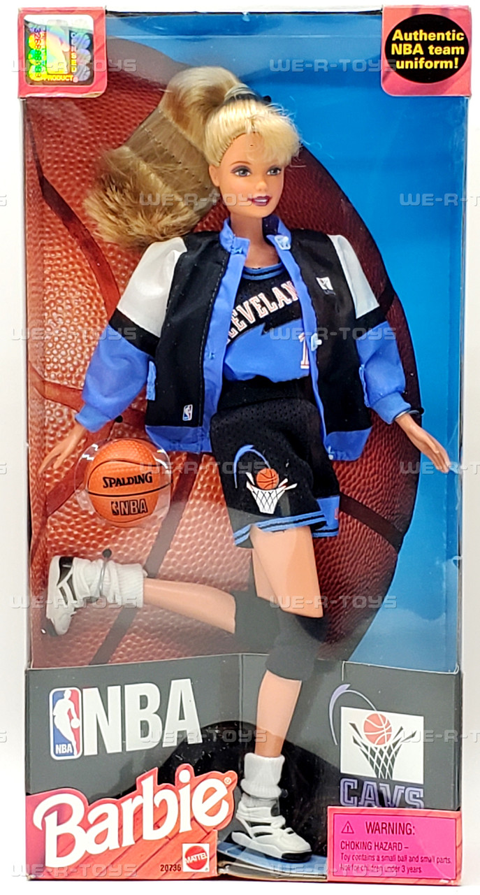 NBA Barbie Doll Cleveland Cavs 1998 Mattel 20736 - We-R-Toys