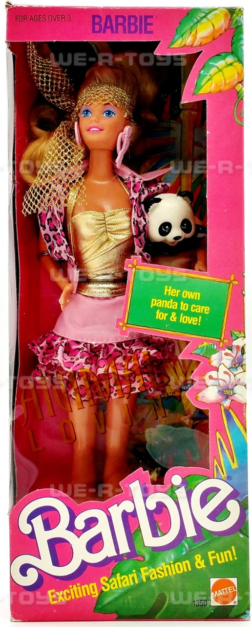 Animal Lovin' Barbie Doll with Panda 1988 Mattel 1350