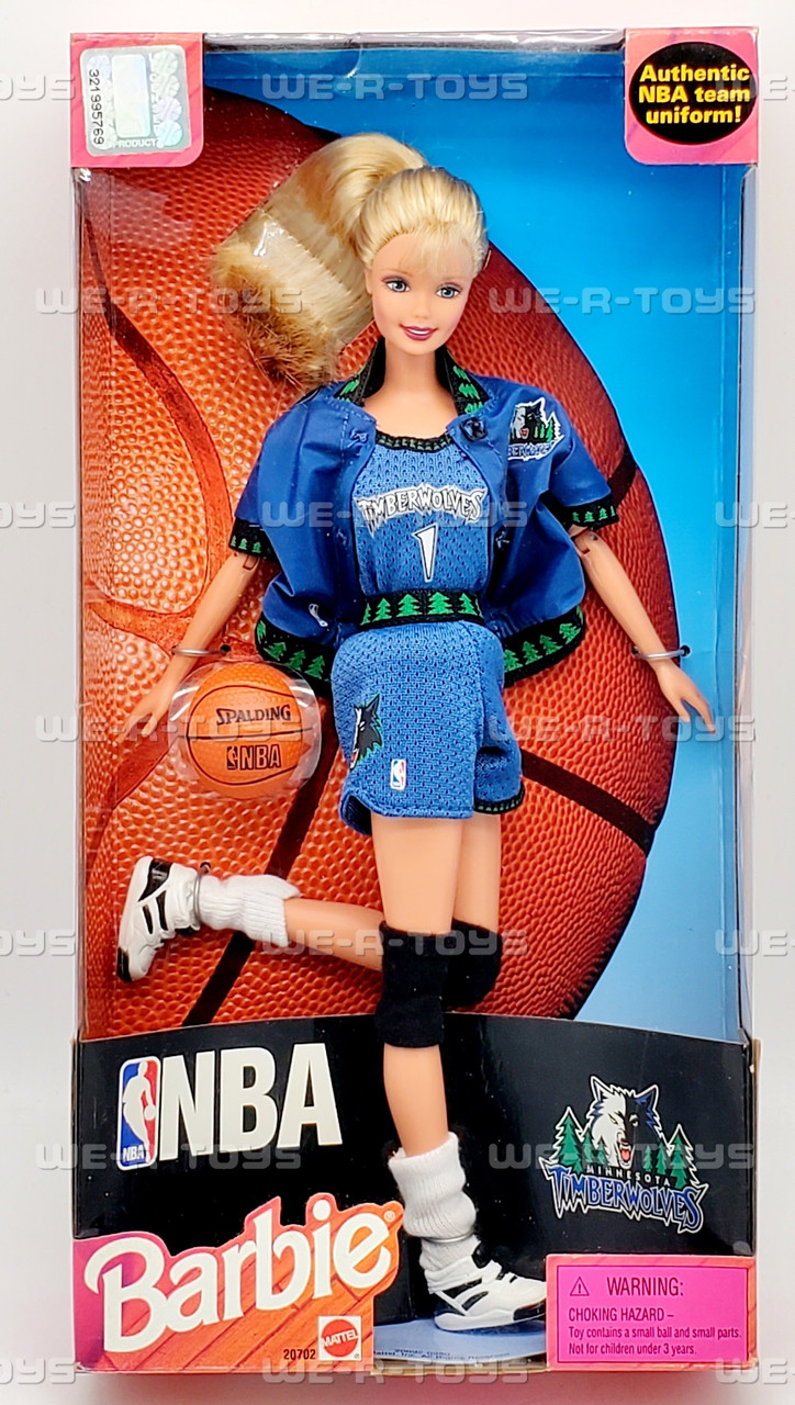 NBA Minnesota Timberwolves Basketball Player Barbie Doll 1998