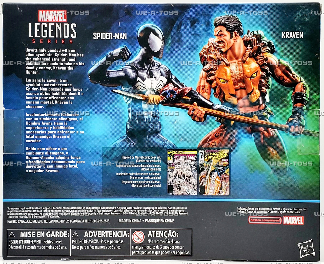 Marvel Legends Spider-Man and Kraven Action Figure 2-Pack 2018