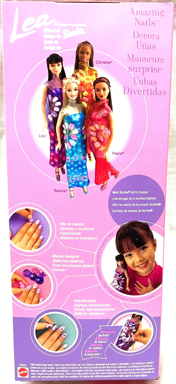 Amazing Nails Lea Friend of Barbie Doll 2001 Mattel #53382