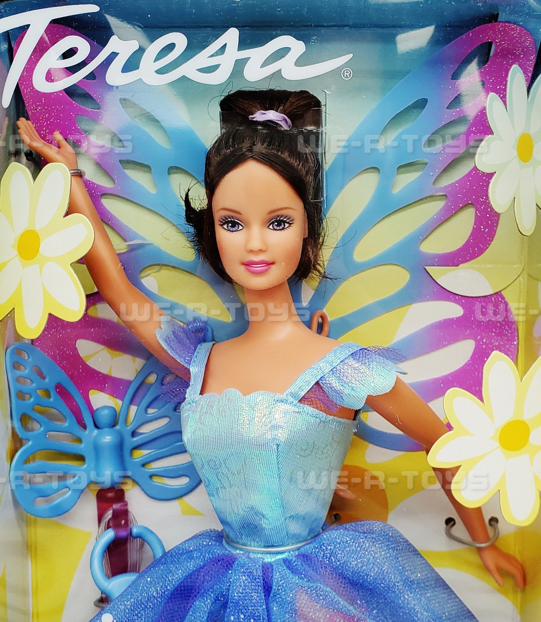 Barbie Flying Butterfly Teresa Doll Friend of Barbie Mattel 2000 #50347 NEW