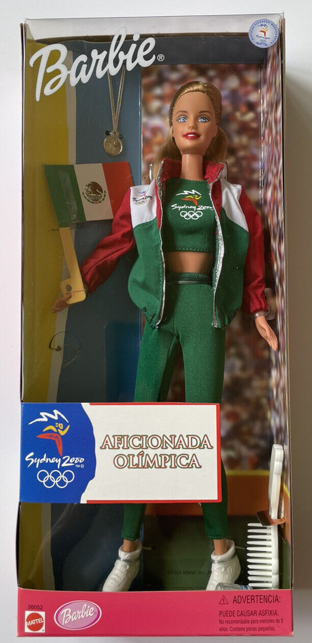 Sydney 2000 Olympics Mexico Aficionada Olimpica Barbie Doll 1999