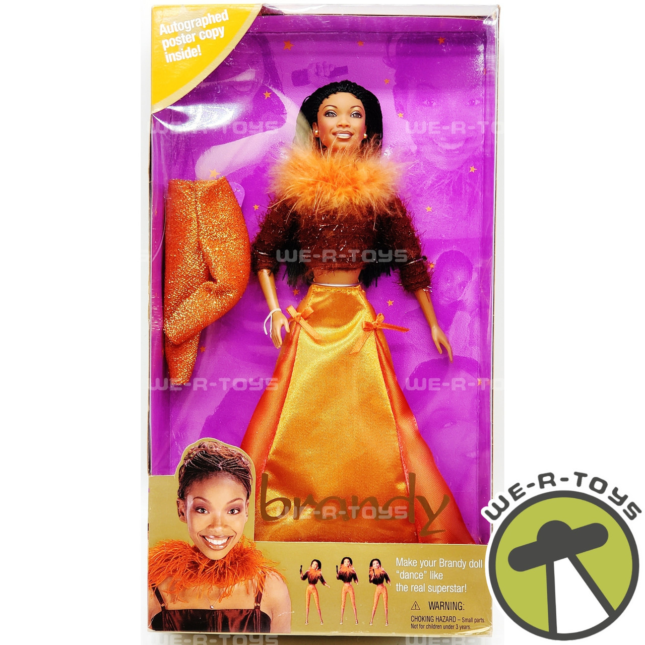 Brandy Doll with Autographed Poster Copy 1999 Mattel 24502 NRFB