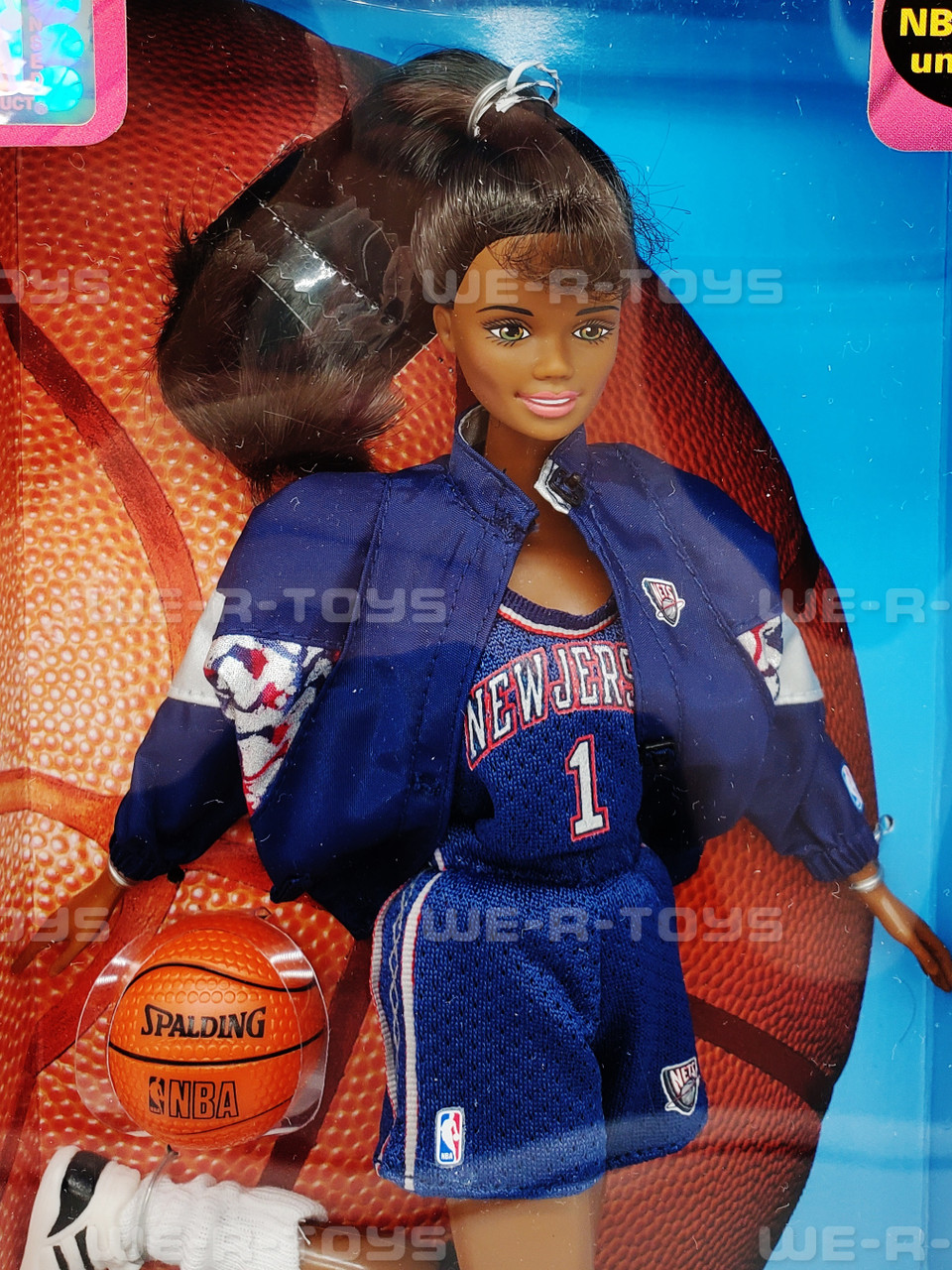 Barbie NBA New York Nets African American Doll RARE Mattel