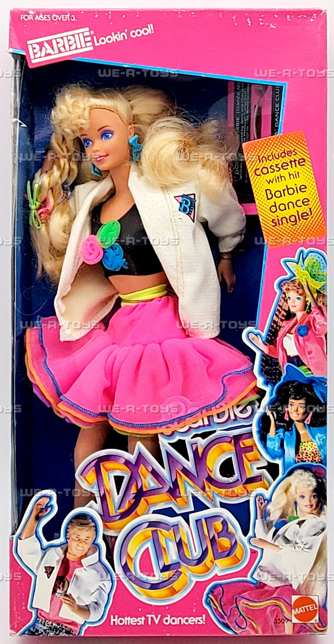 バービースリーピングビューティー 1989 Barbie Dance Club Mattel #3509 NRFB with cassette of