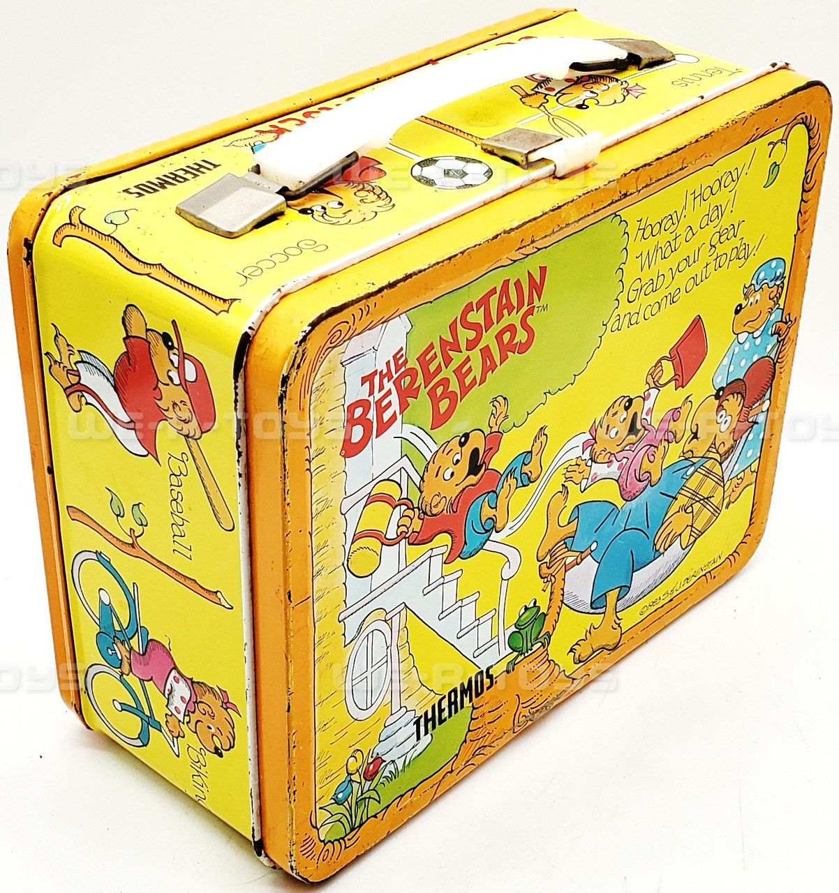 Family Affair Metal Lunch Box Thermos Brand 1969 USED