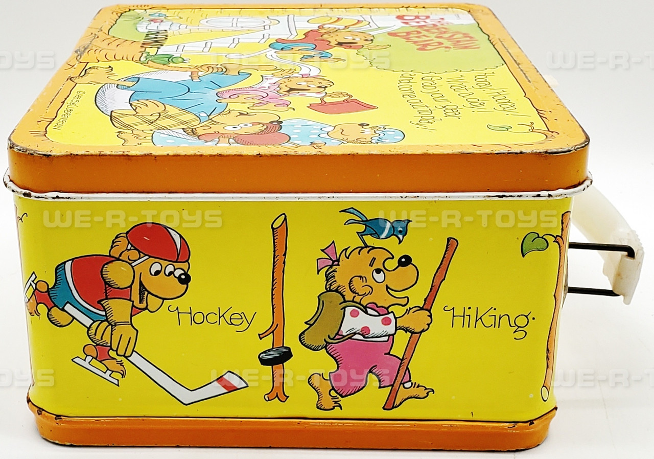 The Berenstain Bears Metal Lunch Box Thermos Brand 1983 USED - We