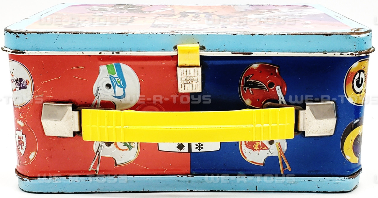 NFL National Conference Metal Lunch Box Thermos Brand 1978 USED