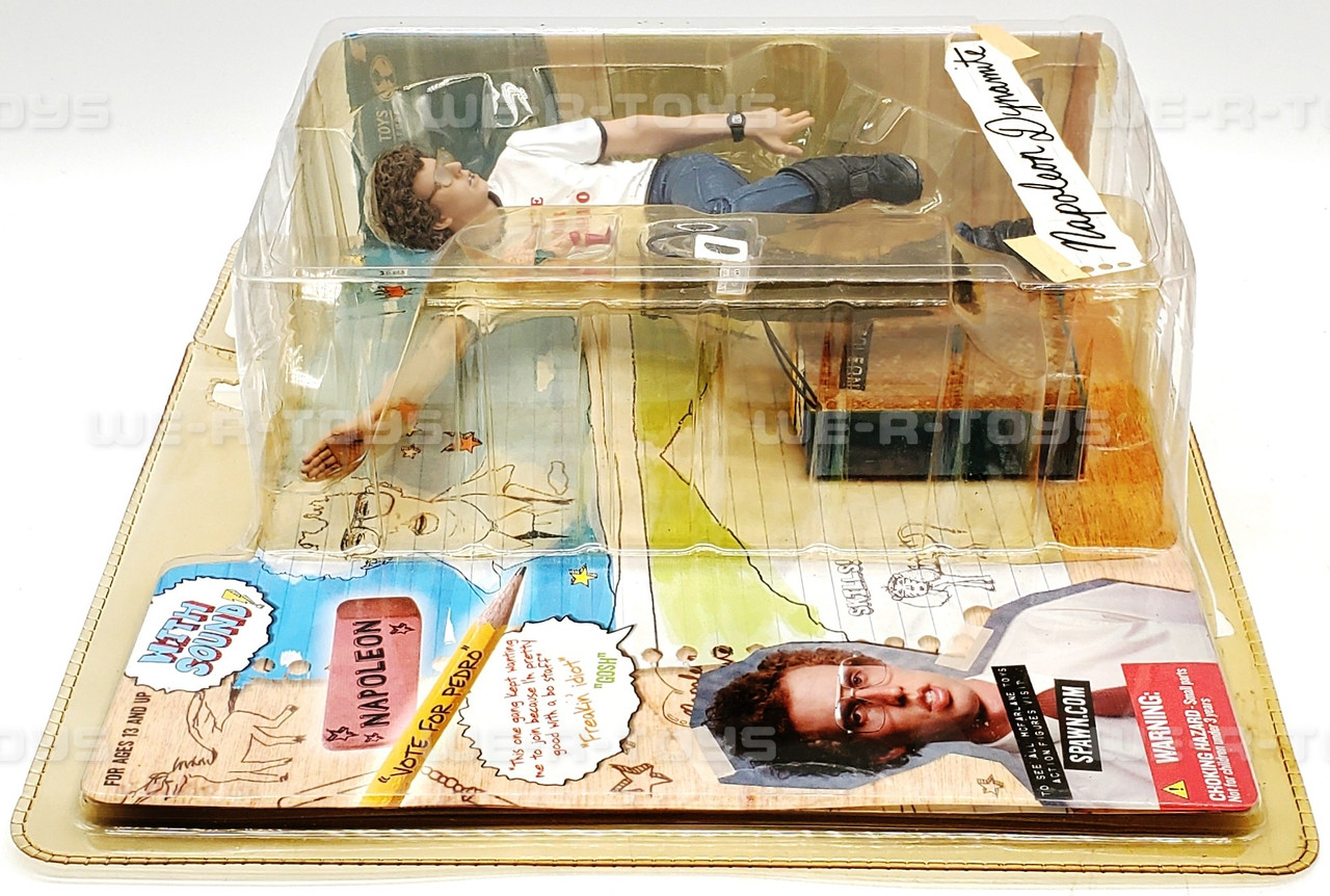 Napoleon Dynamite in Vote For Pedro T-Shirt Figure McFarlane Toys