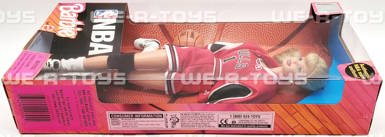 Barbie NBA Chicago Bulls Dolls 1998 Mattel No. 20692 NRFB