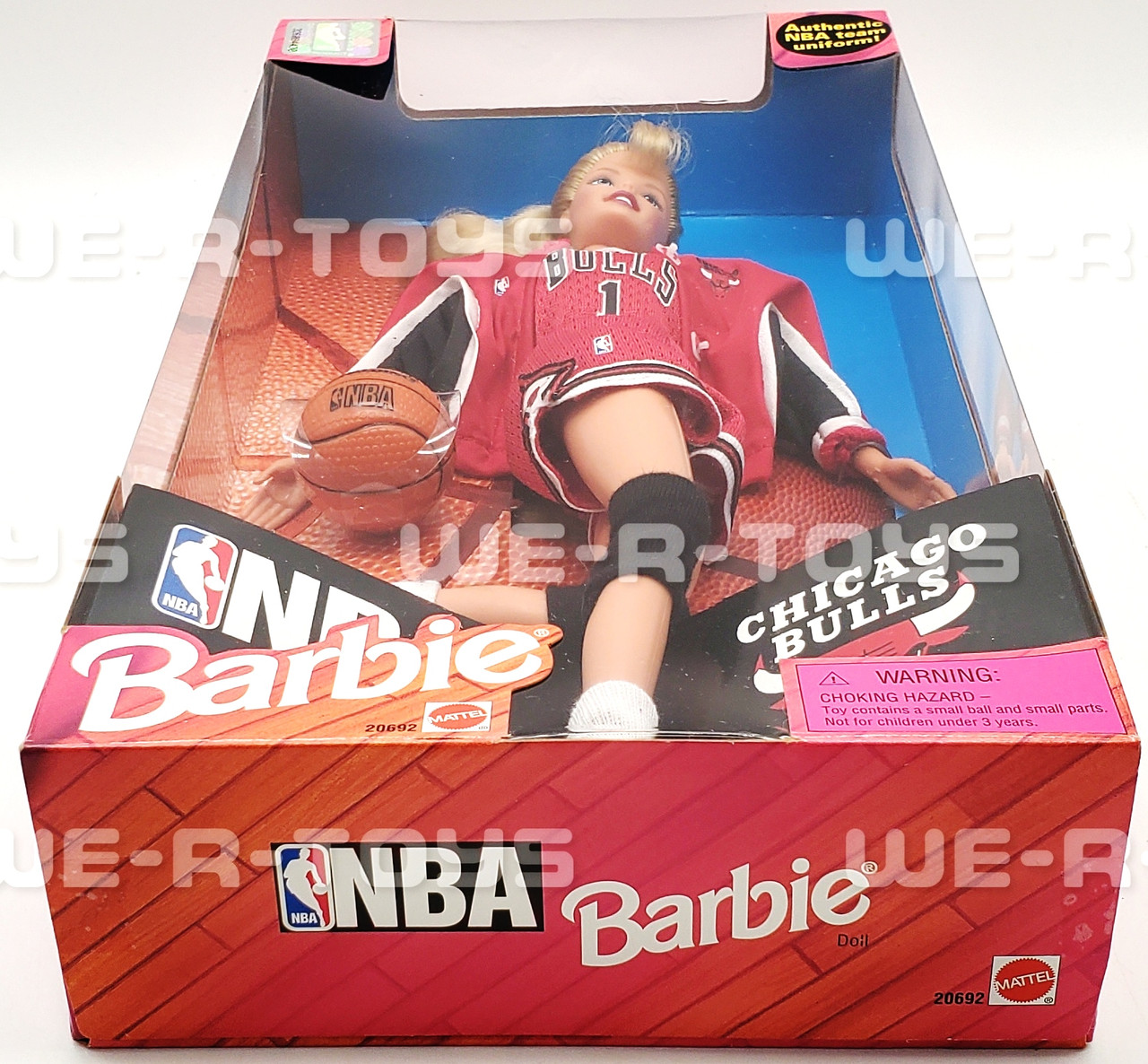 Barbie NBA Chicago Bulls Dolls 1998 Mattel No. 20692 NRFB - We-R-Toys