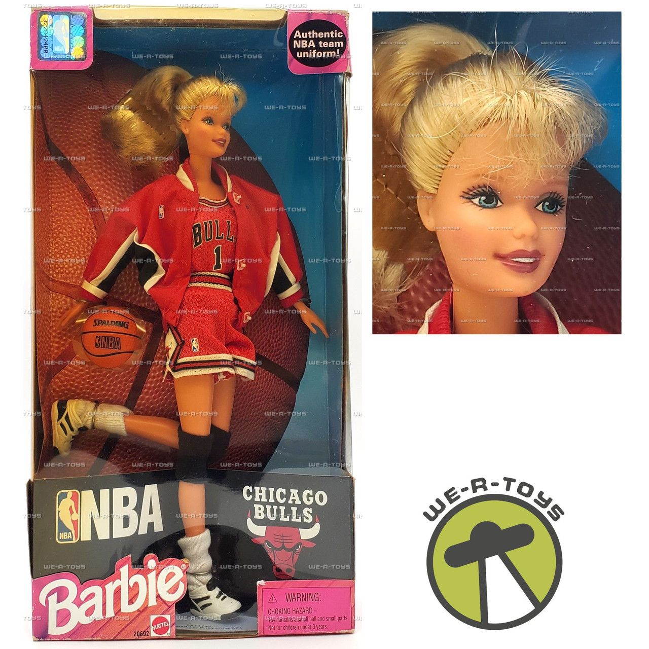 Barbie NBA Chicago Bulls Doll 1998 Mattel No. 20692 - We-R-Toys