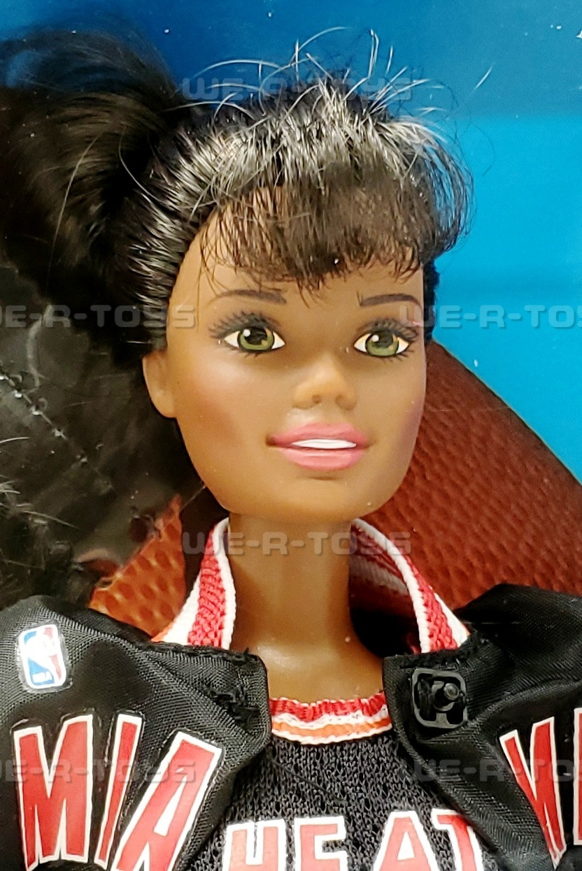 Barbie NBA Miami Heat Doll African American 1998 Mattel #20695