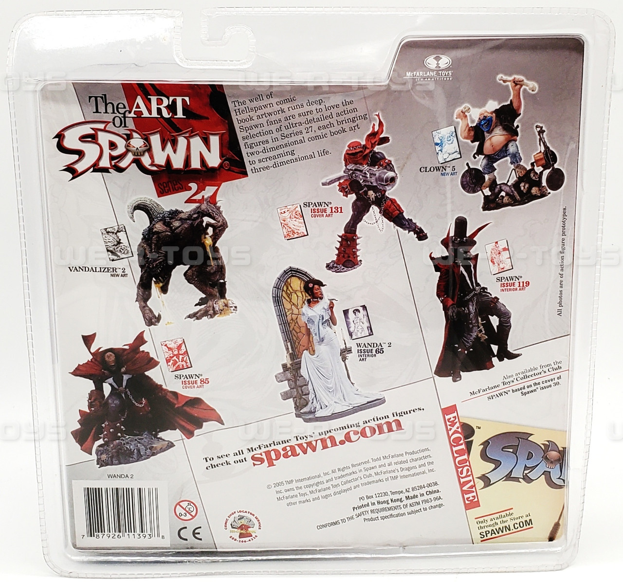 The Art of Spawn Issue 65 Interior Art Wanda 2 Figure McFarlane