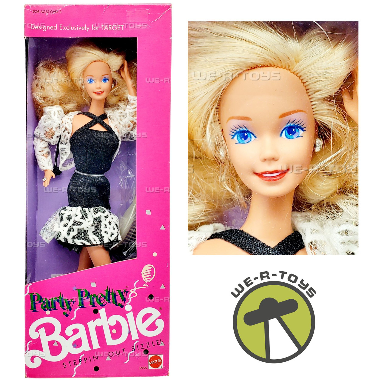 Party Pretty Barbie Doll 1990 Mattel 5955 - We-R-Toys