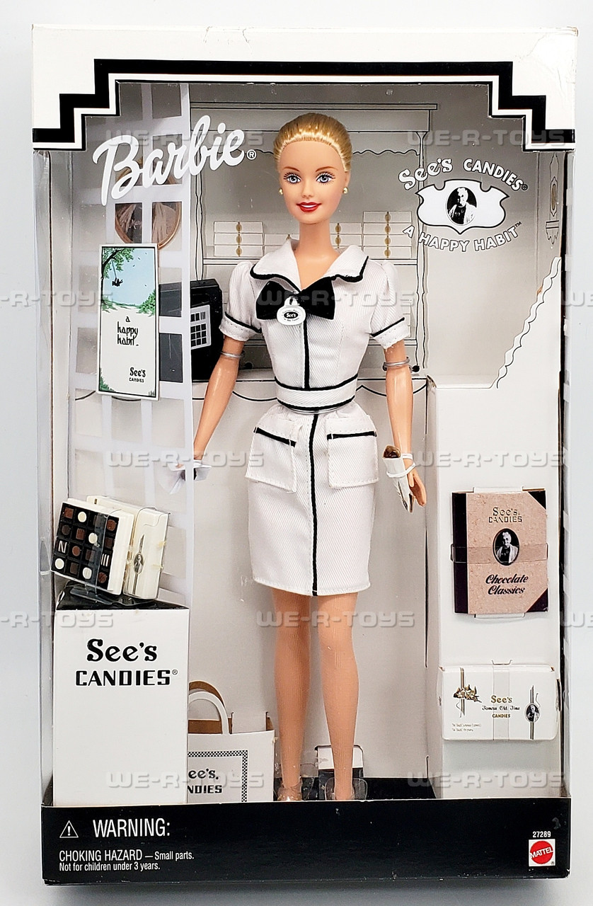 See's Candies A Happy Habit Barbie Doll 1999 Mattel 27289 - We-R-Toys