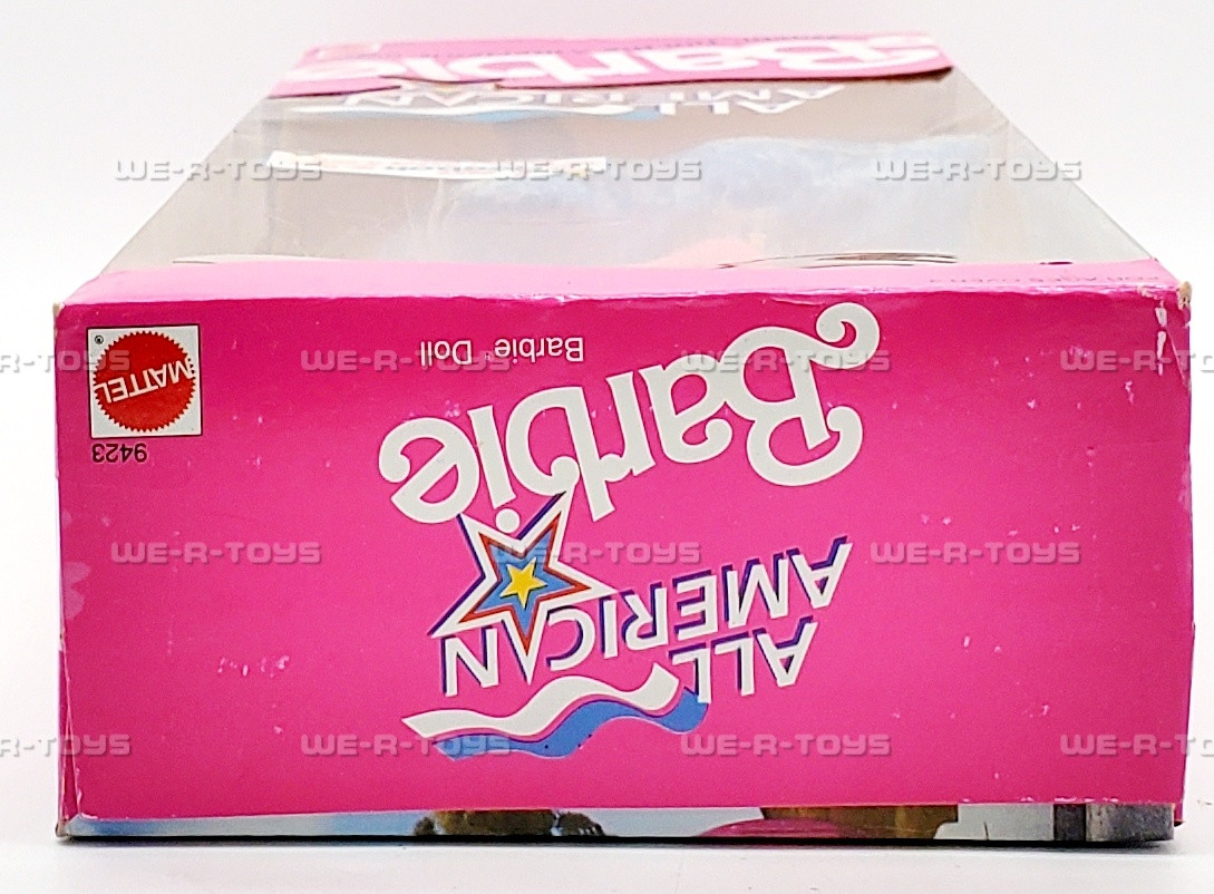 All American Barbie Doll Reebok Edition 1990 Mattel 9423 - We-R-Toys