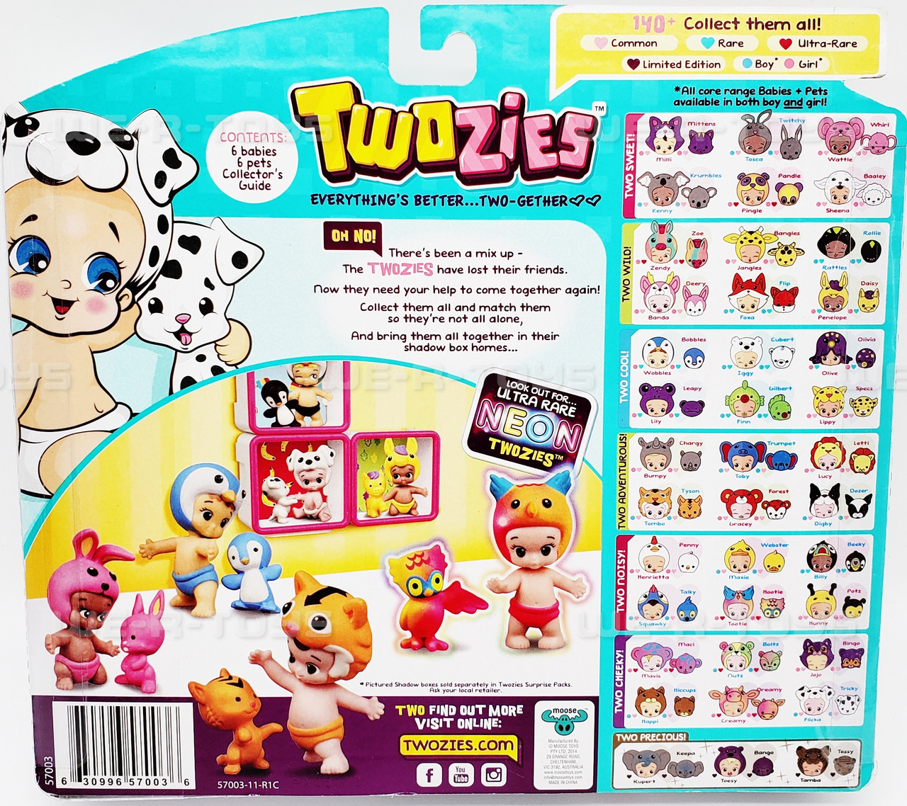 Twozies Everything's Better Two-Gether Pack Season 1 Figures Moose
