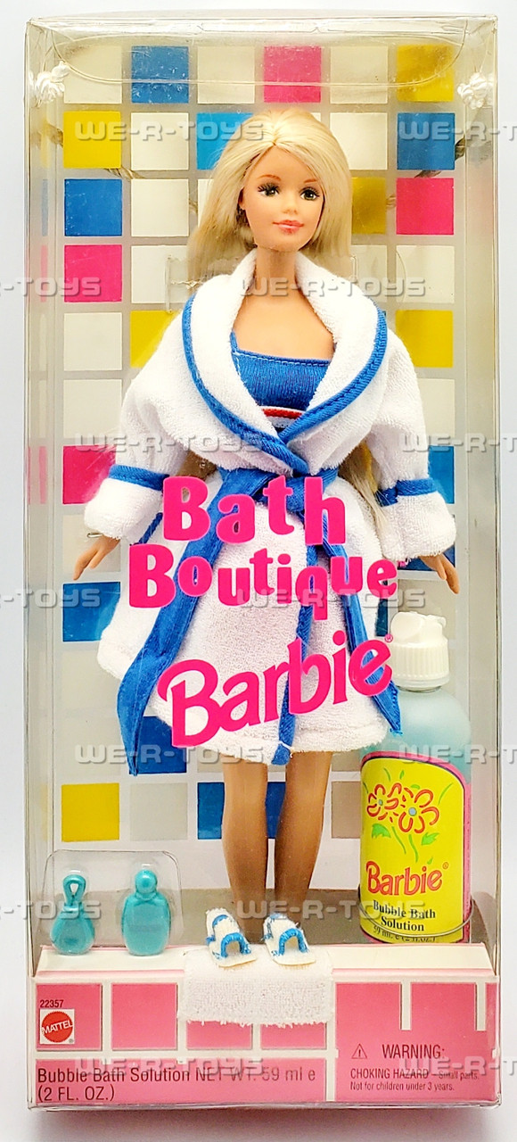 Bath Boutique Bubble Bath Barbie Doll 1998 Mattel 22357 - We-R-Toys