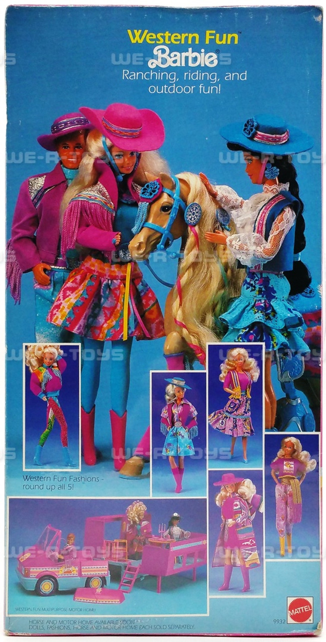 Western Fun Barbie Doll 1989 Mattel 9932