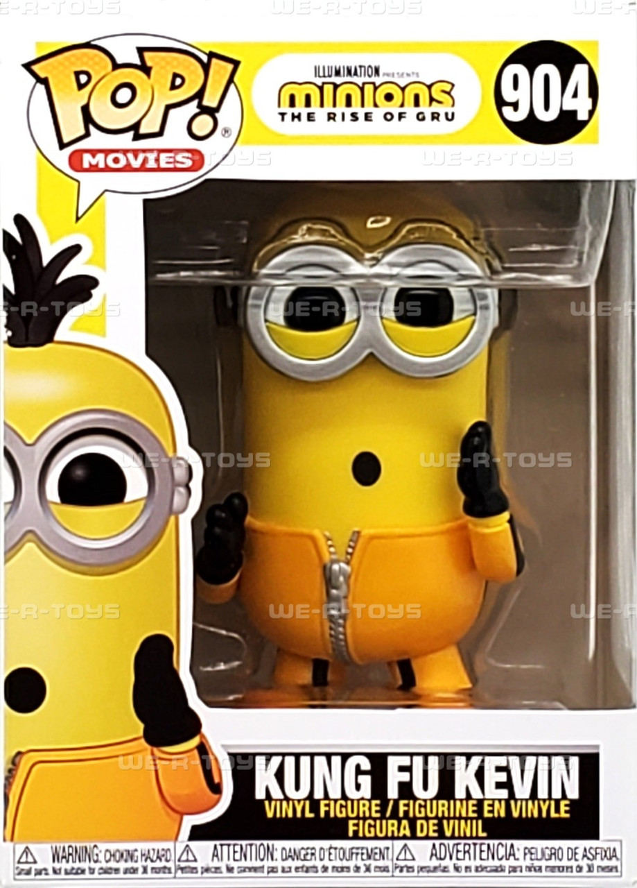 Funko Pop! Keychain: Minions 2 – Kung Fu Kevin, Vinyl-Schlüsselanhänger Ca. 11,8 Cm, Offizielles Merchandise