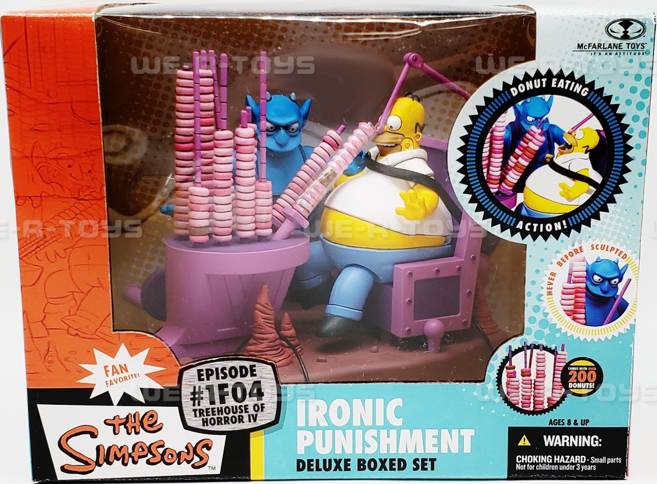 ザ・シンプソンズ アイロニック・パニッシュメント フィギュアセット Ironic Punishment (Simpsons) play set - Another Toy Review by