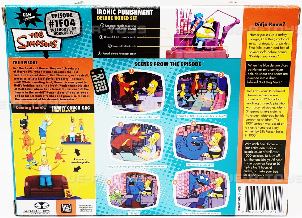 The Simpsons Ironic Punishment Figures Deluxe Boxed Set McFarlane