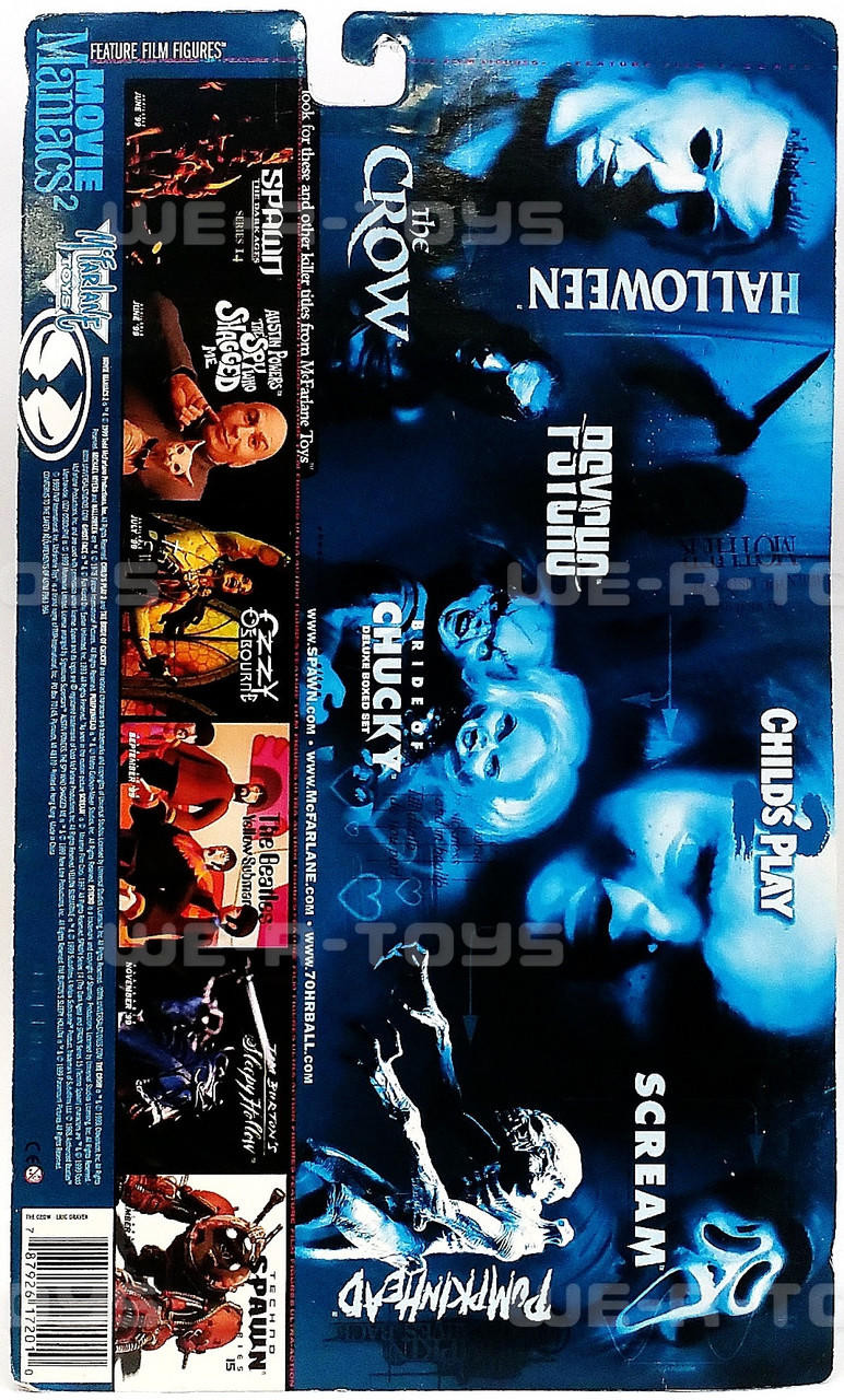 稀少 MOVIE MANIACS 2 THE CROW 映画 フィギュア Amazon.com: Movie Maniacs 2: The Crow Eric Draven Mcfarlane