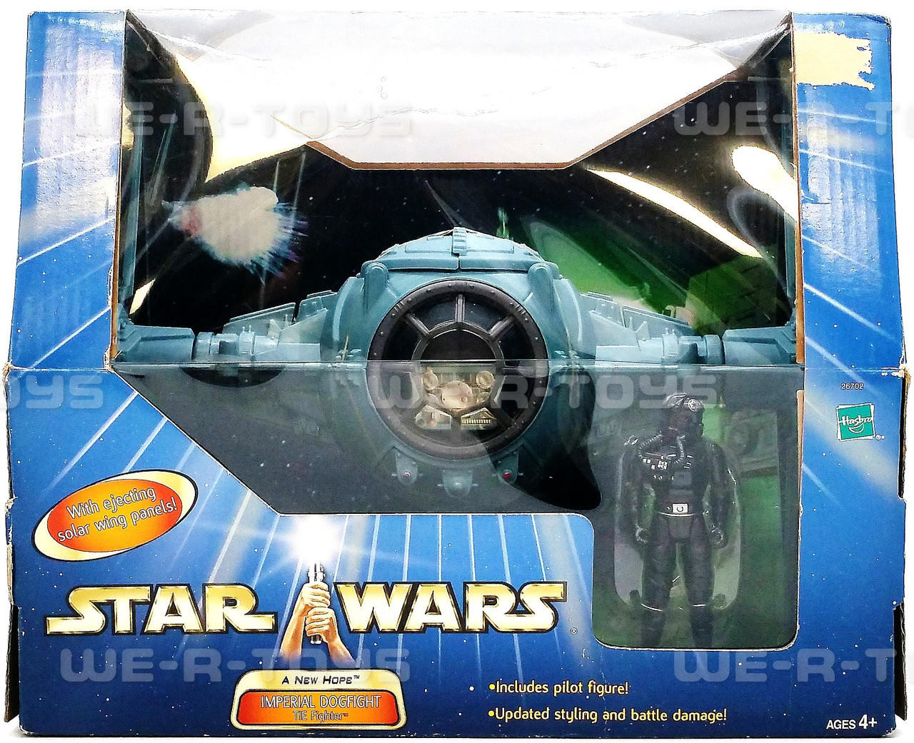 Star Wars A New Hope Imperial Dogfight TIE Fighter & Pilot Figure 