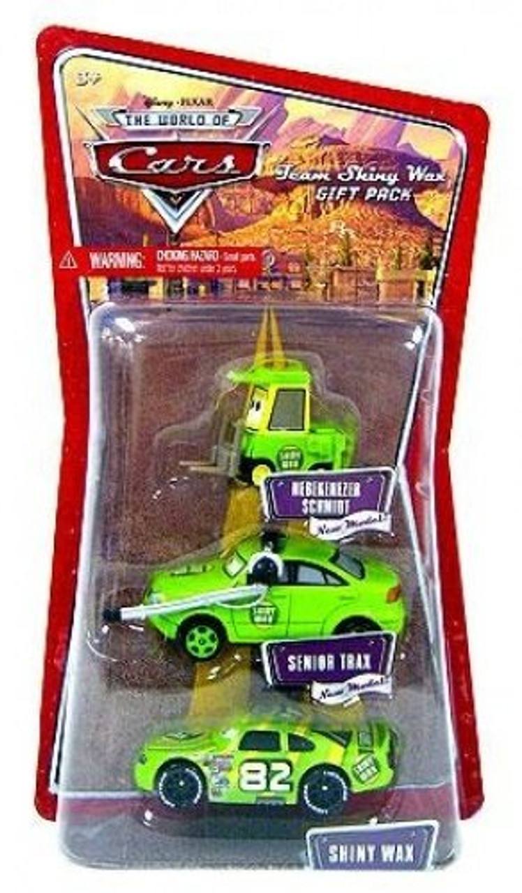 Disney Pixar The World of CARS Team Shiny Wax Gift Pack Diecast Vehicles