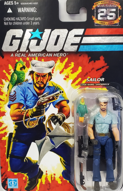 Joe A Real American Hero 25th Anniversary Shipwreck Action