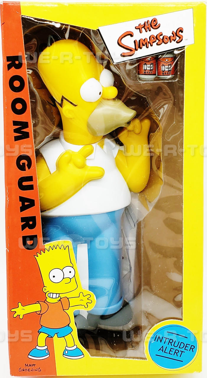 The Simpsons Room Guard Figure With Intruder Alert Wesco 2000