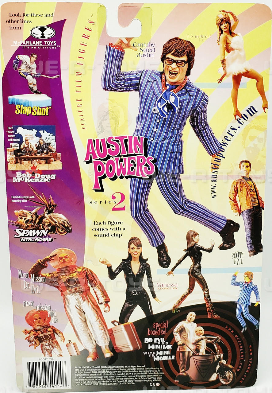 Austin Powers Scott Evil Action Figure McFarlane 1999 #14114 NEW