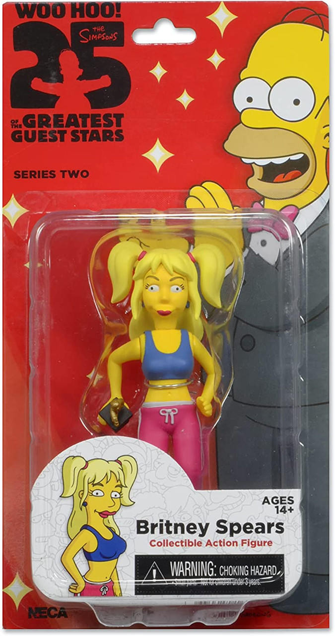 NECA The Simpsons 25 Greatest Guest Stars Series 2 Britney Spears