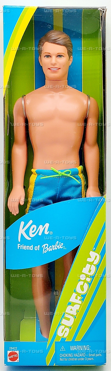SurfCity Ken Friend of Barbie Doll 2000 Mattel #28422