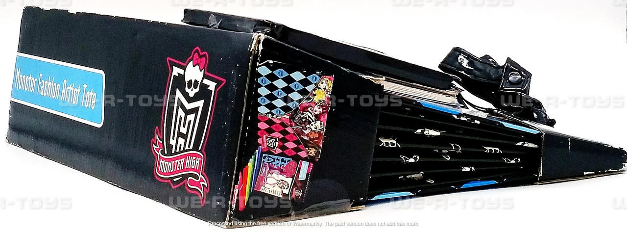 Monster High ポートフォリオフォルダーセット Monster High Artist Tote Compact Portfolio Set - We-R-Toys