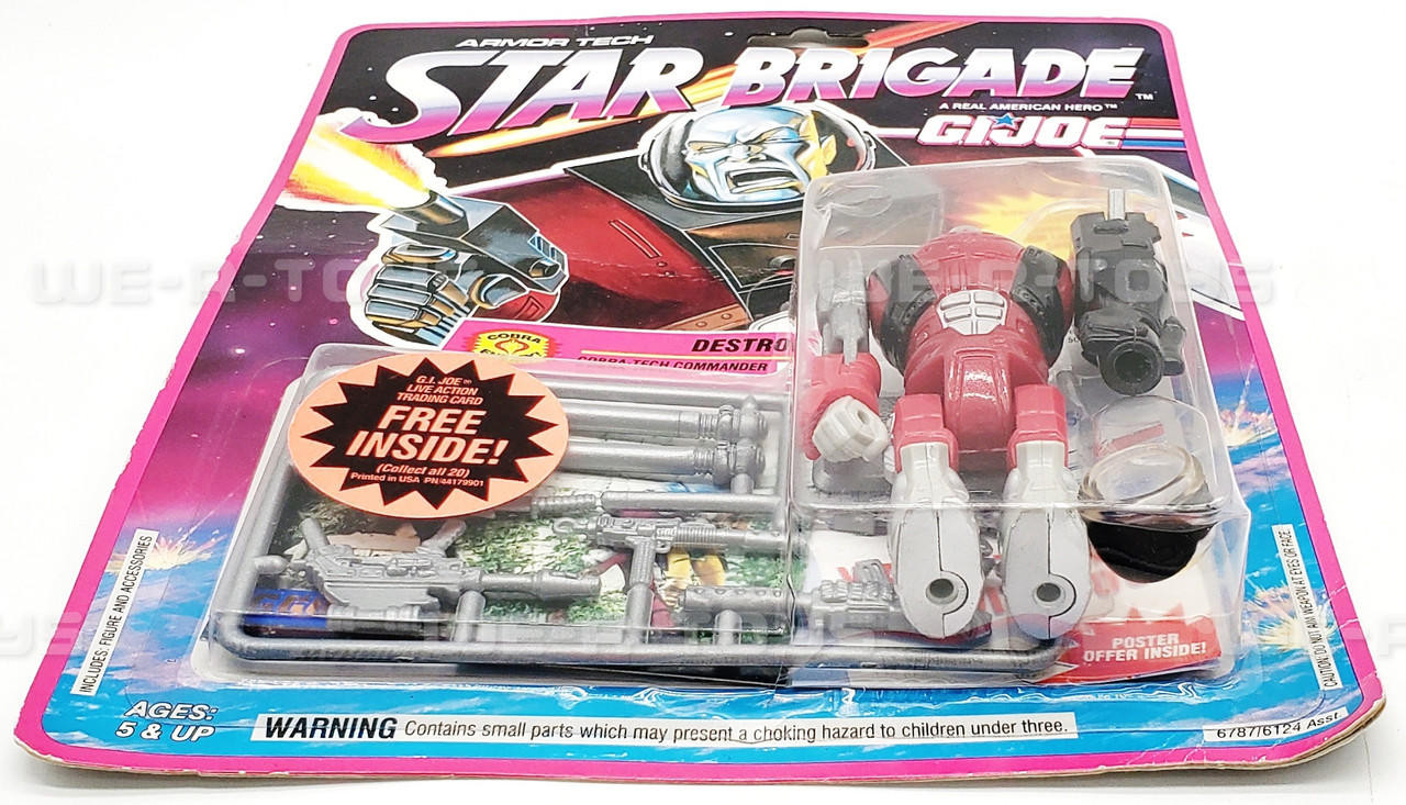 G.I. Joe Armor Tech Star Brigade Cobra's Destro Figure Hasbro 1993