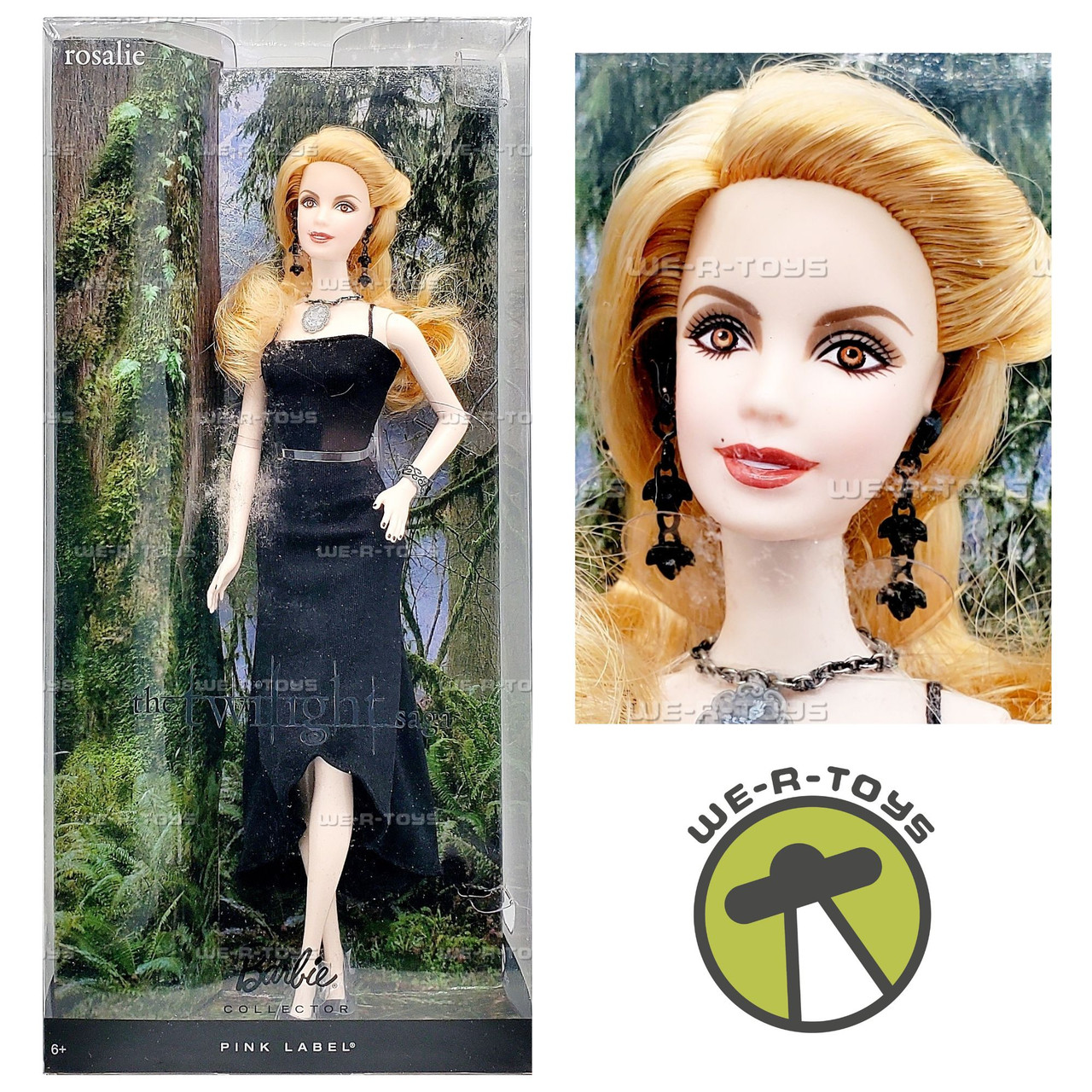 Mattel (マテル社) 2012 Twilight Breaking Dawn Rosalie Hale Collectible Barbie(バービー) Doll ドー The Twilight Saga Pink Label Rosalie Doll 2012 Mattel Y5189