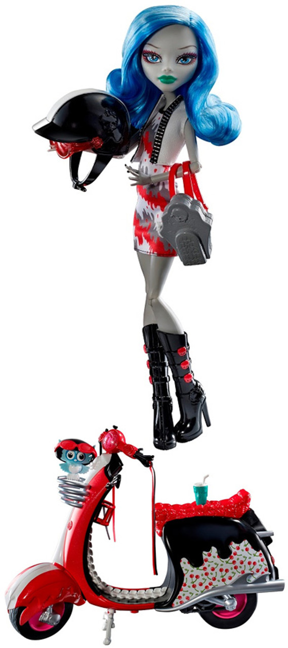 Monster High Ghoulia Yelps Doll & Scooter Set 2011 Mattel X4497 - We-R-Toys