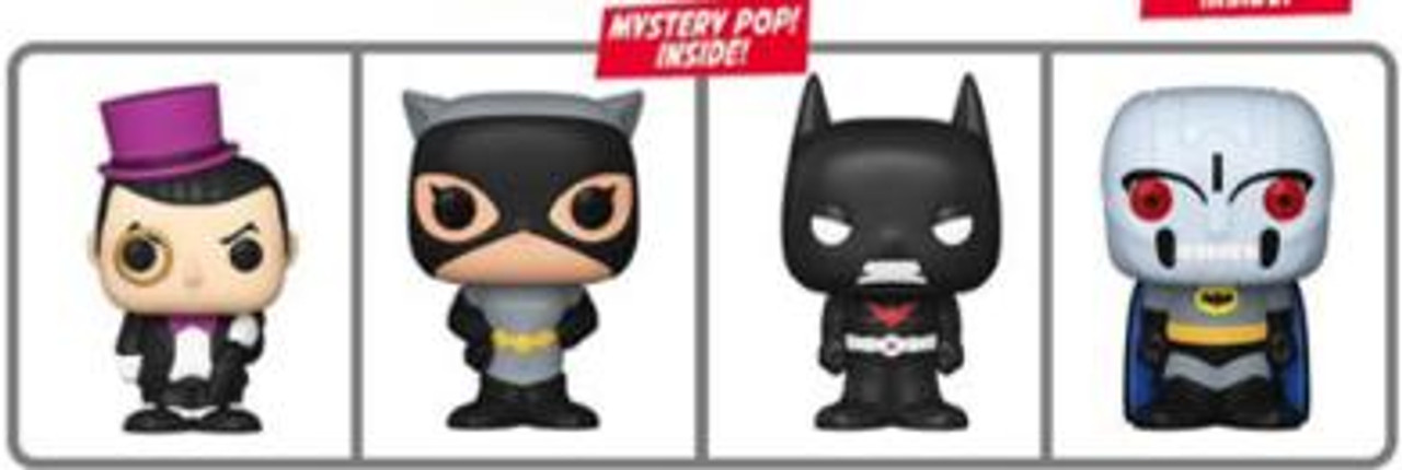 Funko Bitty Pop! DC 4 Pack The Joker Batgirl Batman and Mystery