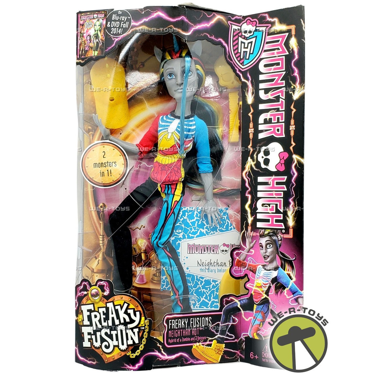 Monster High Freaky Fusions Neighthan Rot Doll 2013 Mattel