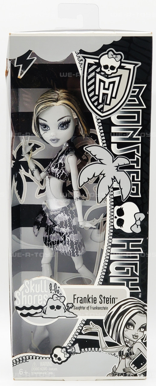 モンスターハイ Skull Shores 白黒フランキースタイン Monster High----*Frankie Stein* Skull Shores Black & White